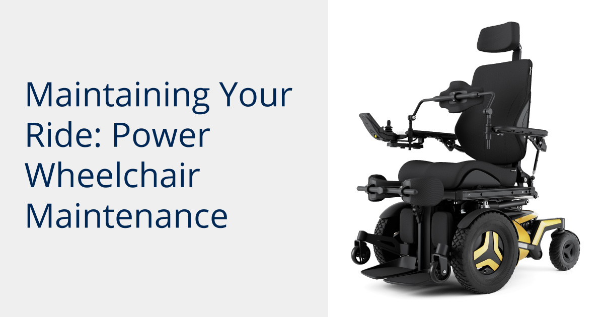 Maintaining Your Ride Power Wheelchair Maintenance